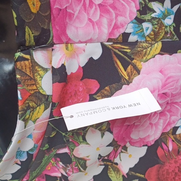 7th Avenue Design Studio Top Women Med, Floral Sleeveless Blouse Zip Closure - Picture 5 of 8